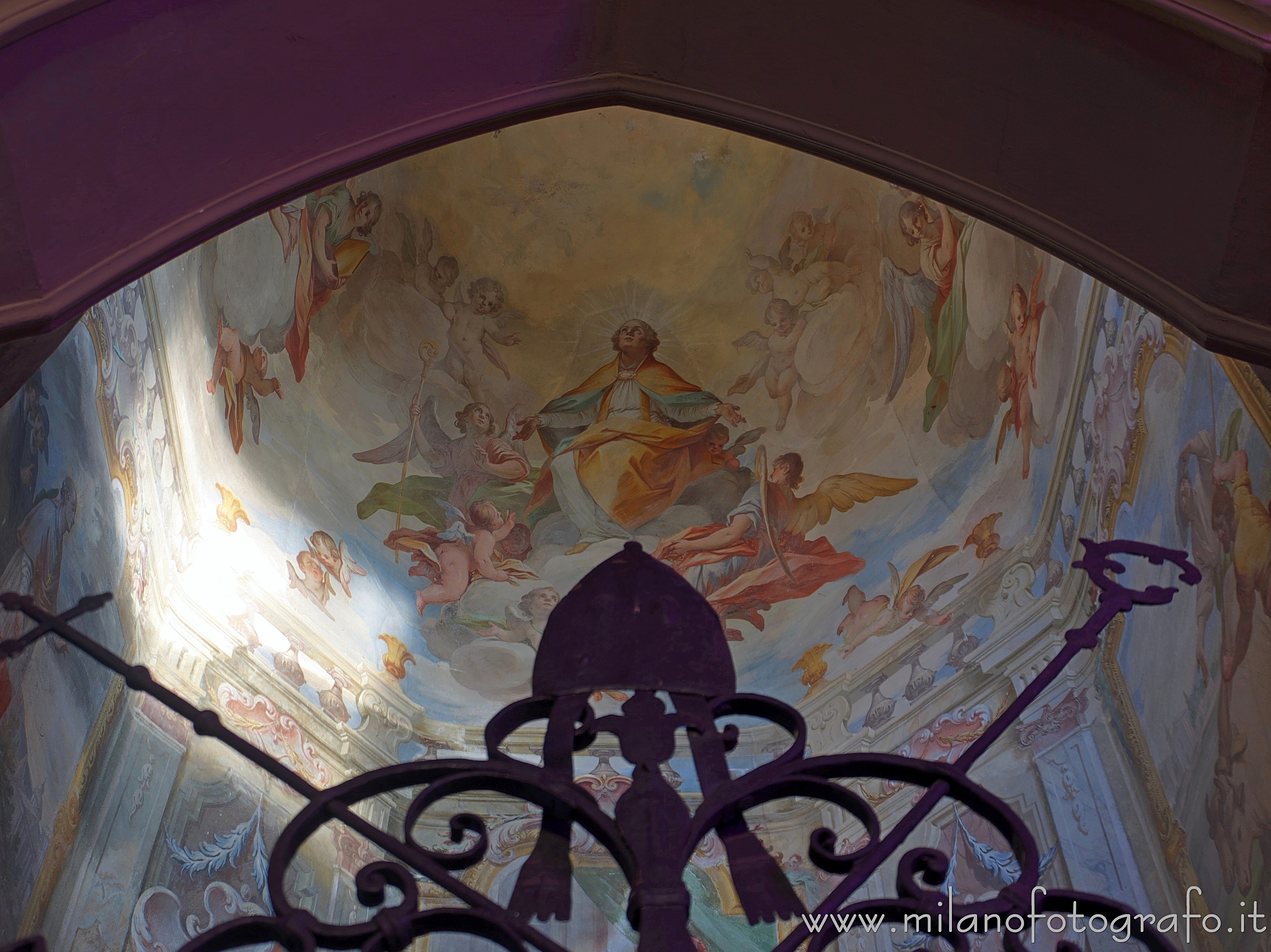 Biandrate (Novara) - San Sereno in Gloria nella Chiesa di San Colombano - Foto a piena risoluzione